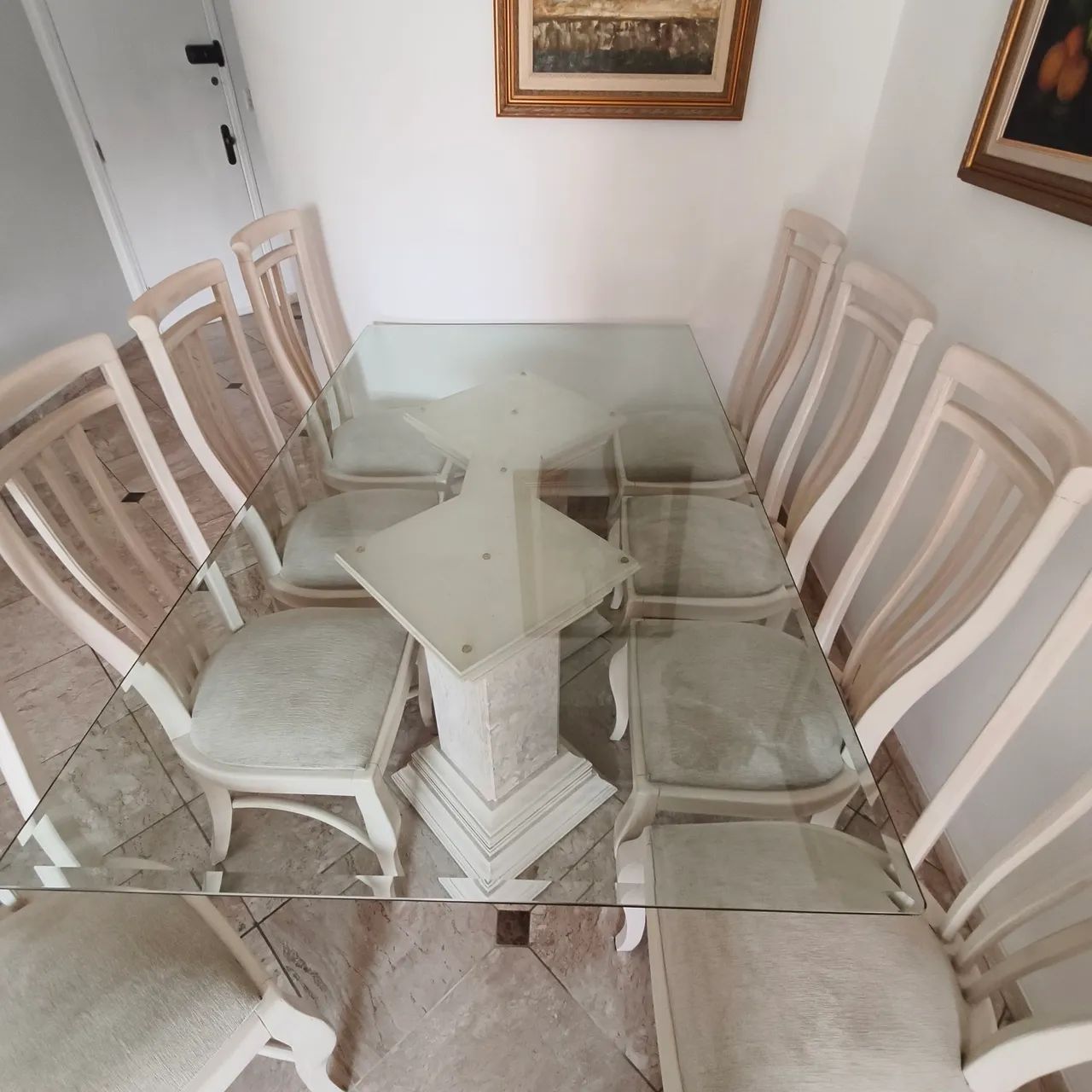 Mesa de jantar 8 cadeiras - Foto 3
