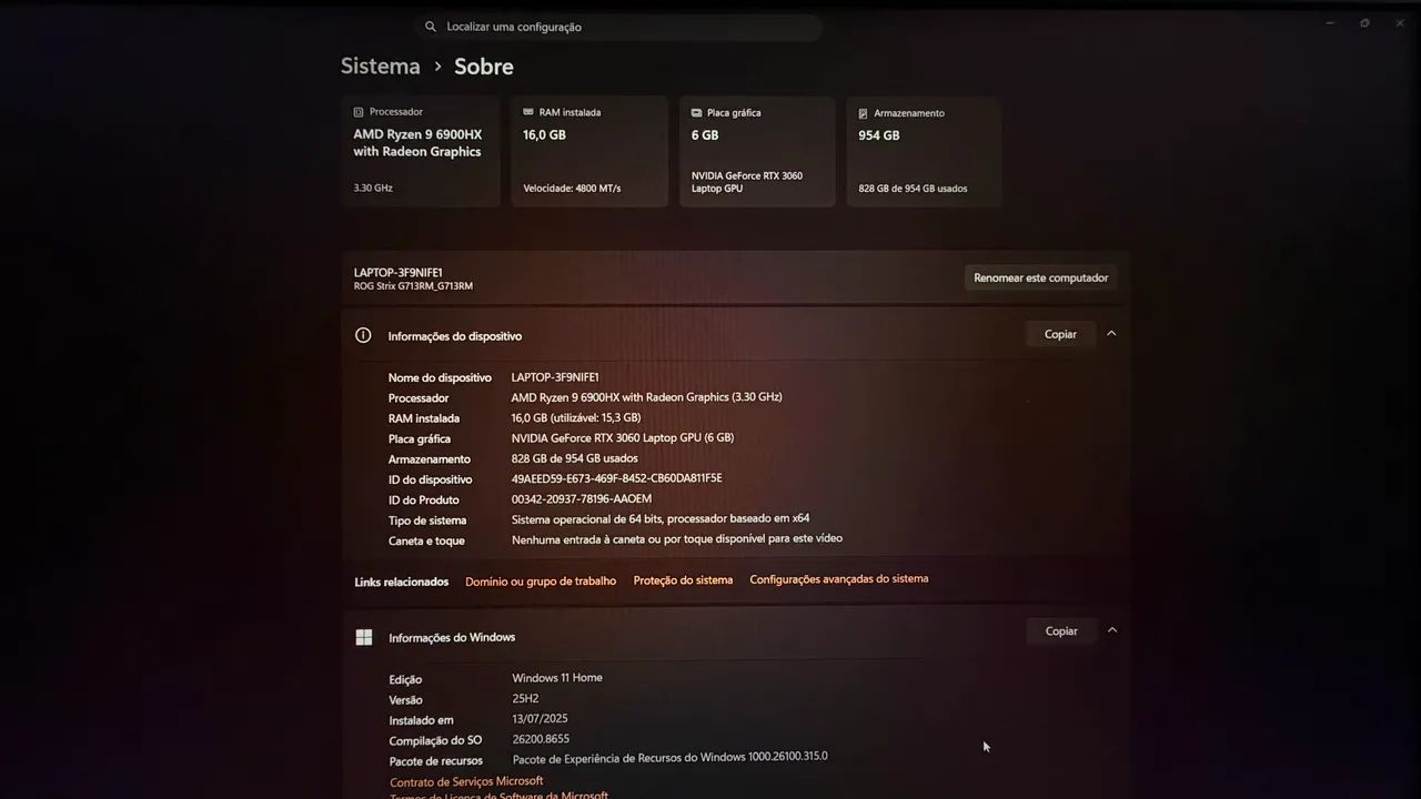 Notebook Rog Strix - Foto 2