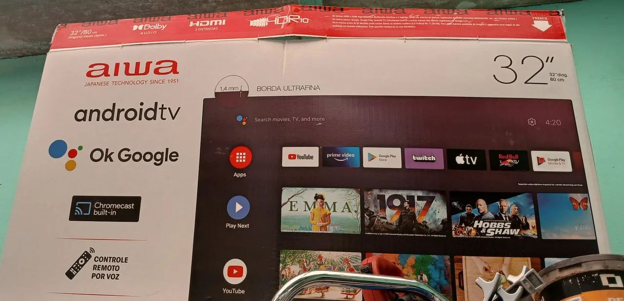 Tv nova porém com defeito 