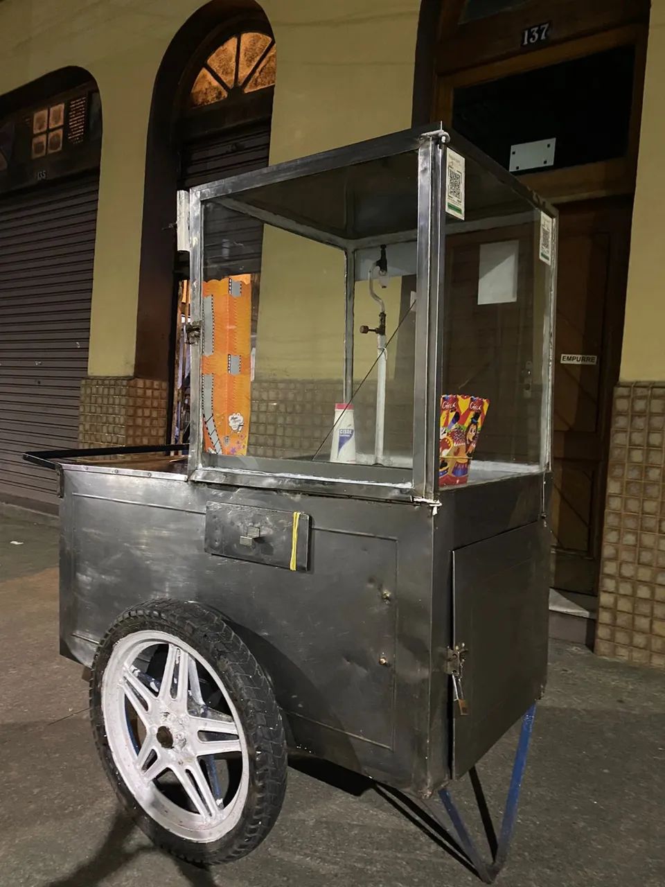 Vendo carrinho de pipoca 5 mil