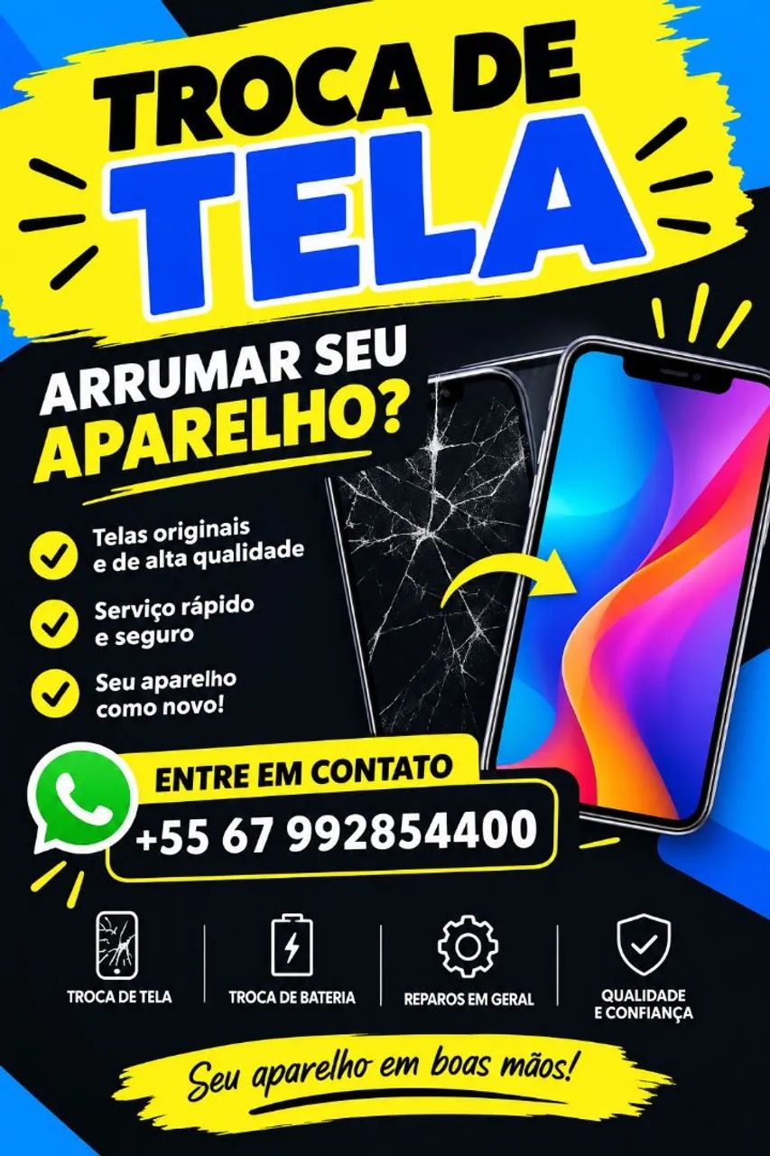 TROCA DE TELA E CONSERTO DE APARELHO ELETRÔNICO  - Foto 3
