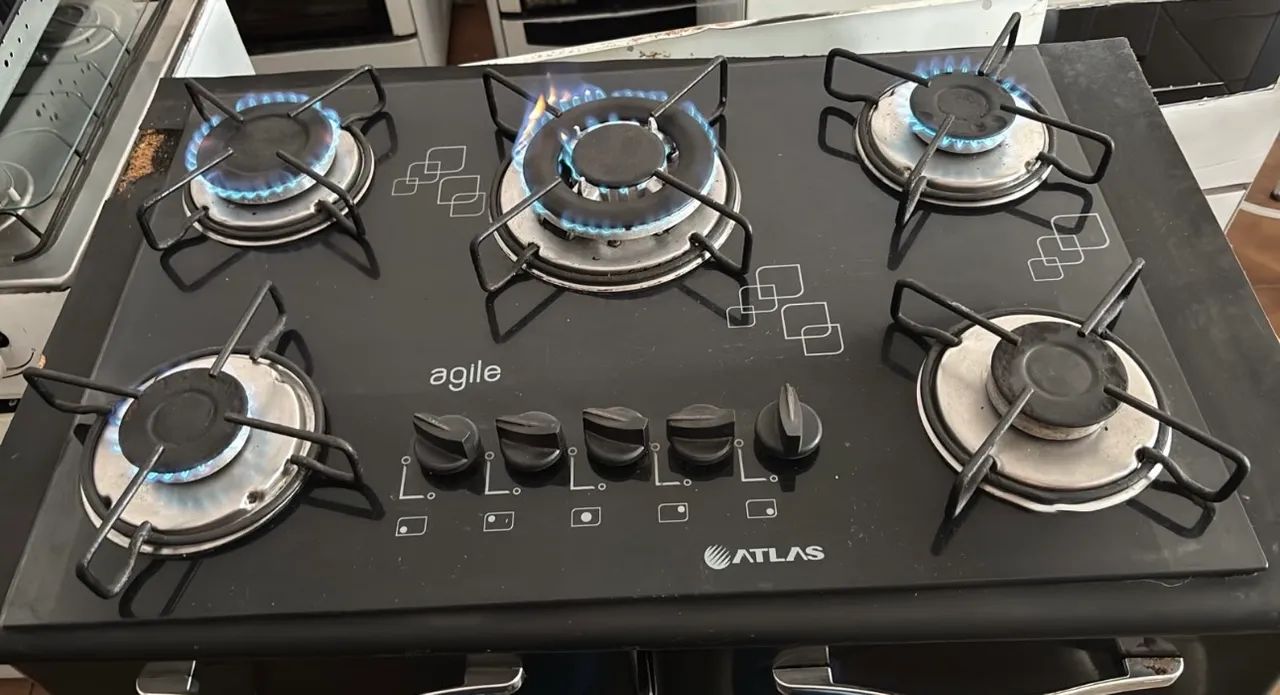 Cooktop 5 bocas com balcão inox  - Foto 2