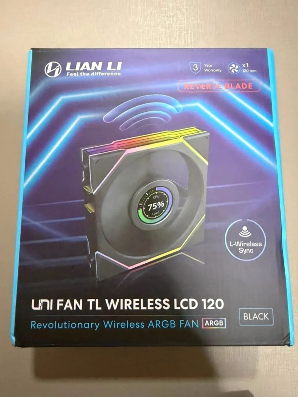 Fan Lian Li UniFan TL LCD Wireless Reverse - Foto 2