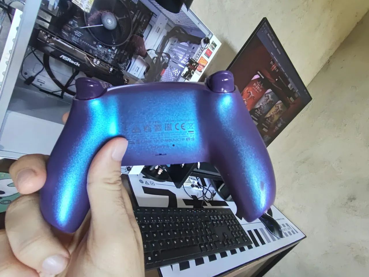 Controle + base ps5 - Foto 2