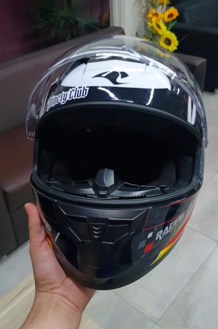Capacete Race Tech em estado de novo - Foto 10