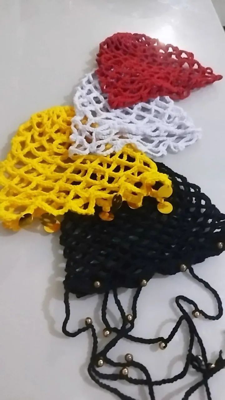 Headpiece touca de crochê - Foto 2