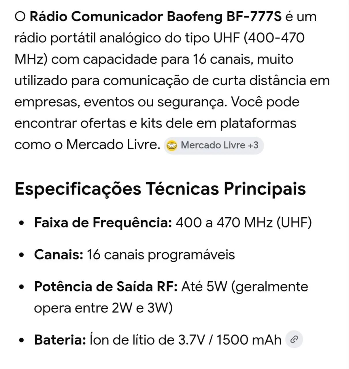 RÁDIO COMUNICADOR BAOFENG BF-777S - Foto 5