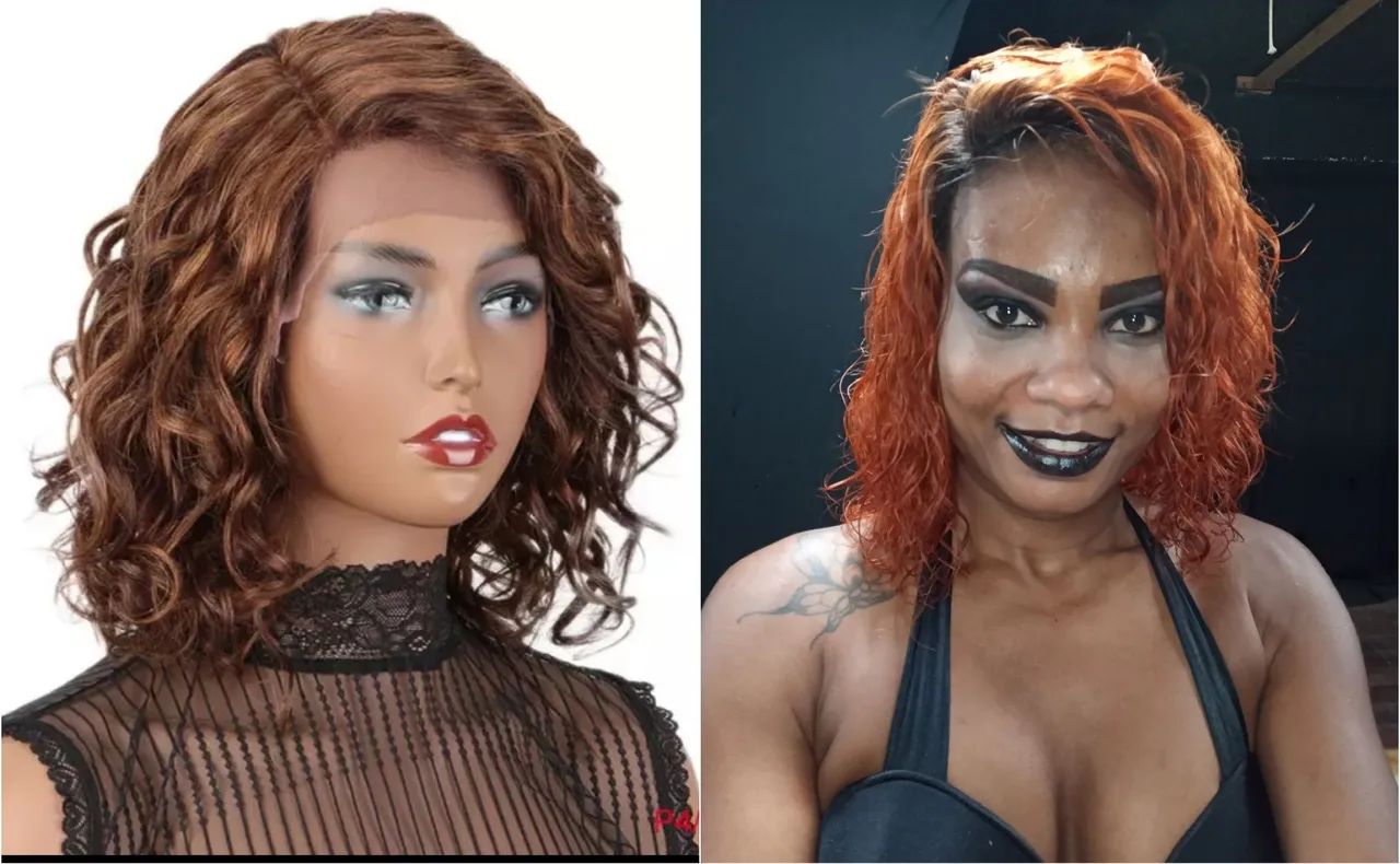 Perucas sintéticas e laces de cabelo humano - Foto 5
