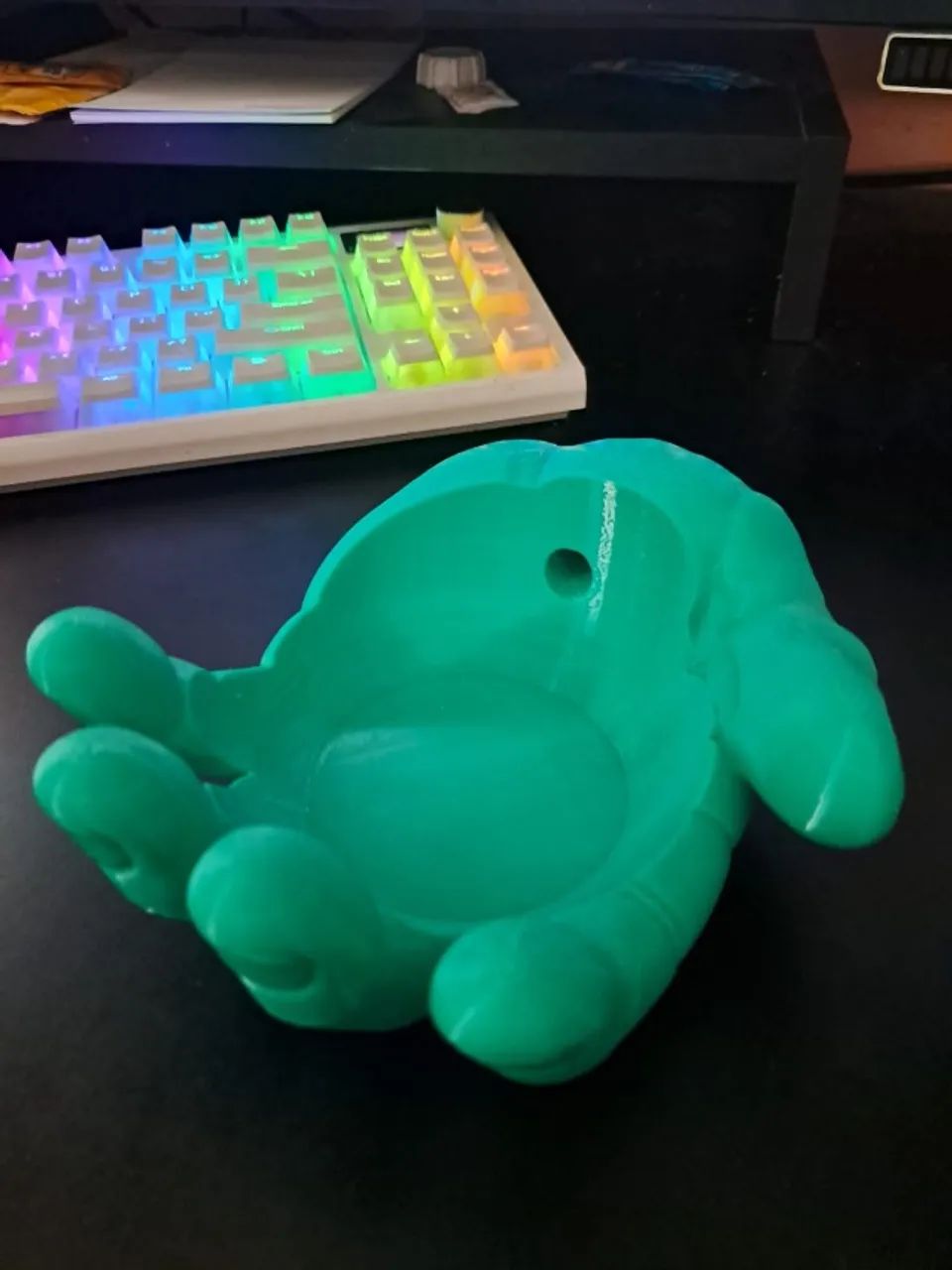 Amazon alexa Echo Dot 5 + Mão do Hulk - Foto 3