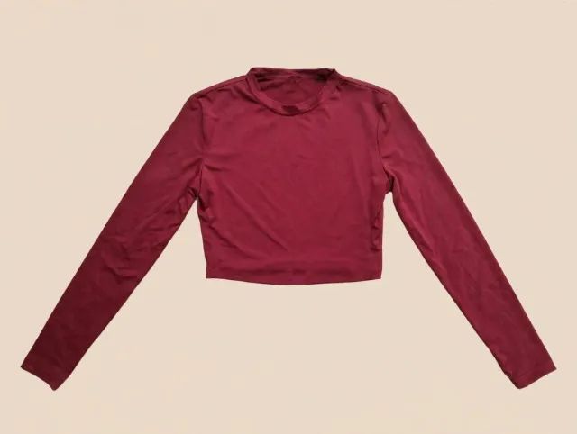 Kit 3 blusas cropped Shein Tam P e M - Foto 3