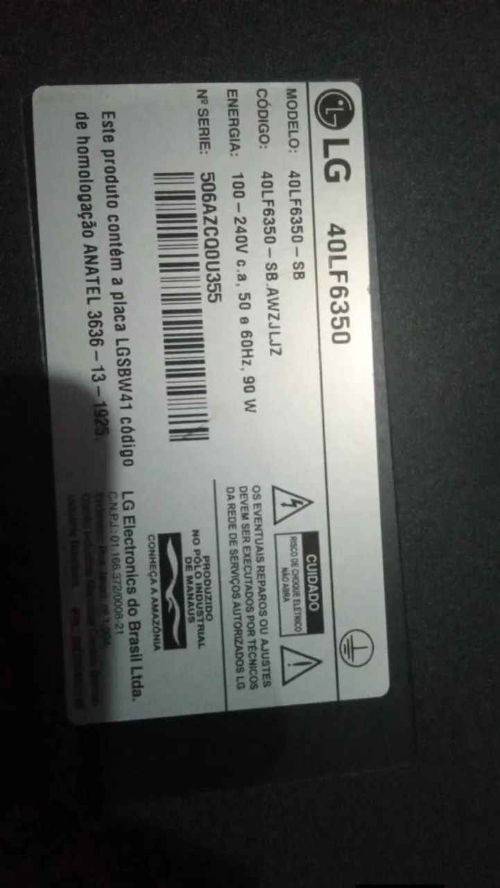 Tv LG 40 e Samsung 40 com defeito  - Foto 3