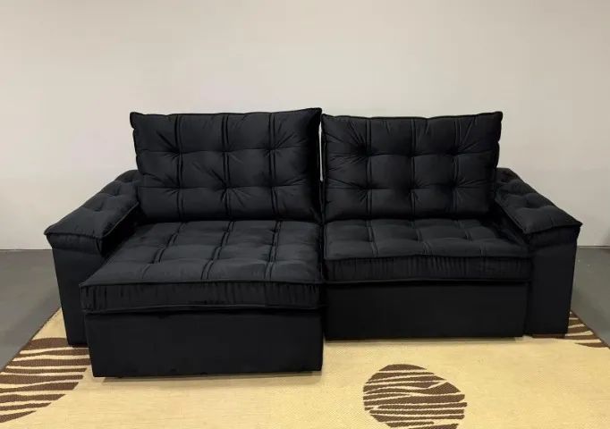 Sofá Retrátil e Reclinável 2 Lugares (Novo) Entrega Grátis!  - Foto 5