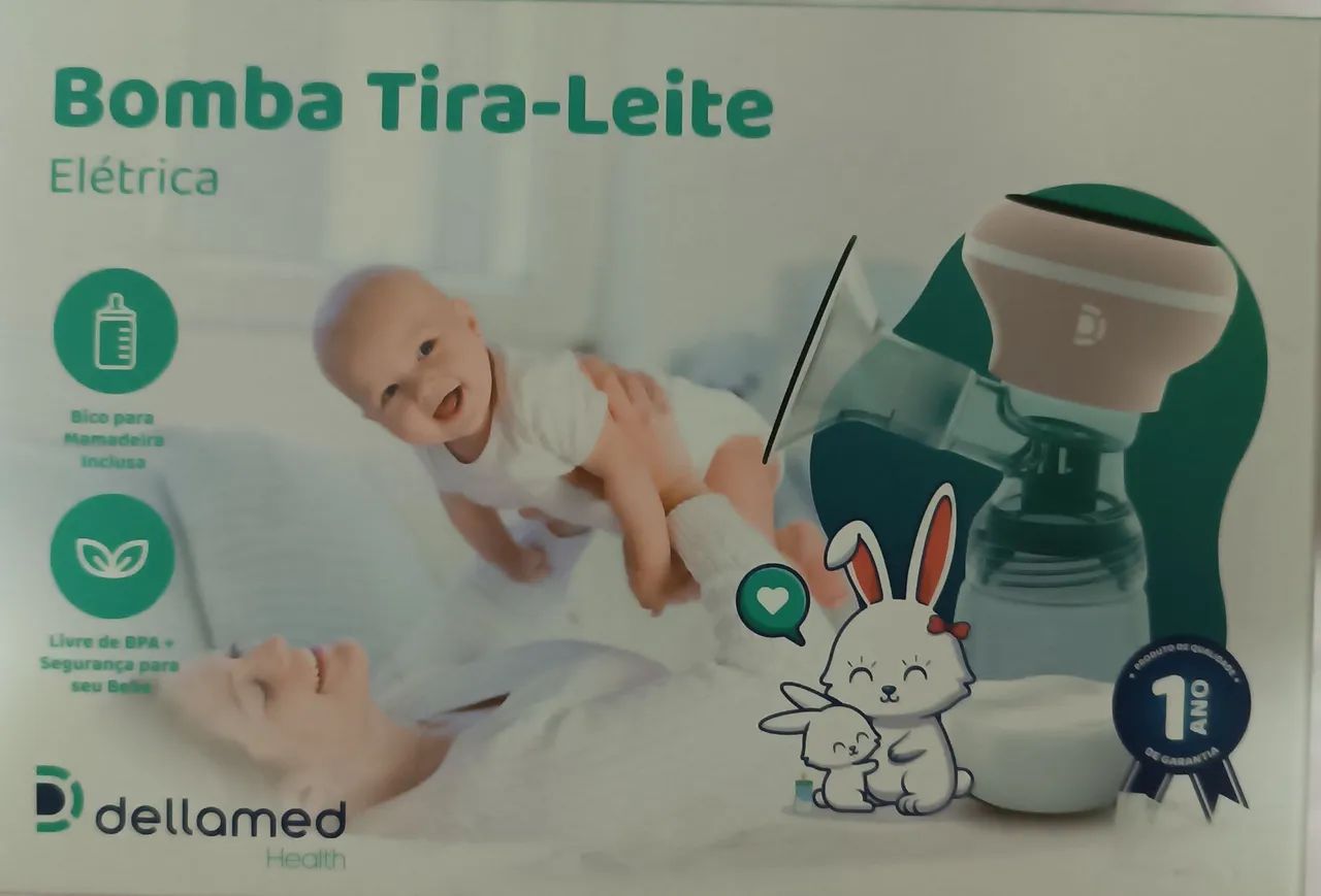 bomba tira-leite elétrica dellamed - Foto 4