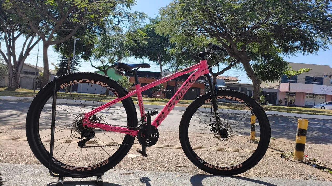 BICICLETA ROSA ARO 29 ? NOVA!