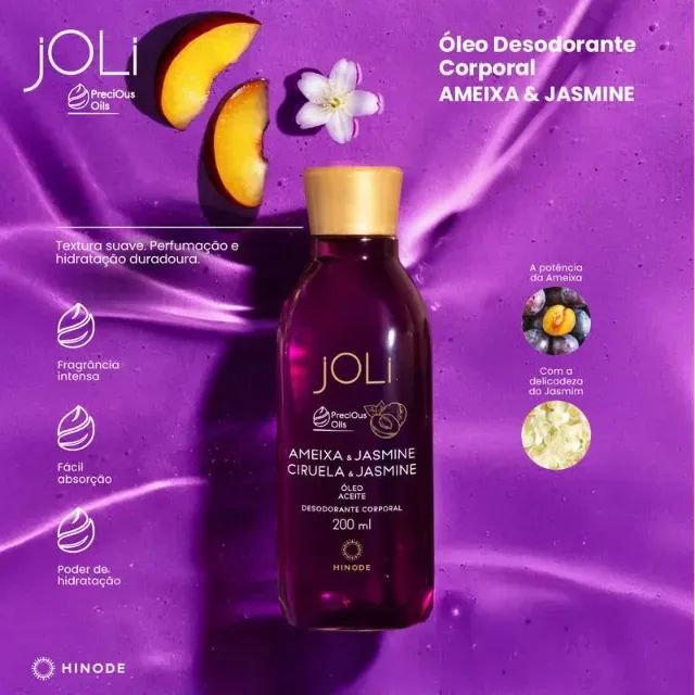 Linha Joli Óleo Desodorante Corporal 200ml 