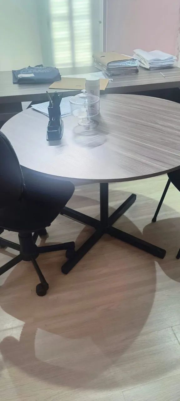 mesa de escritório redonda - Foto 2