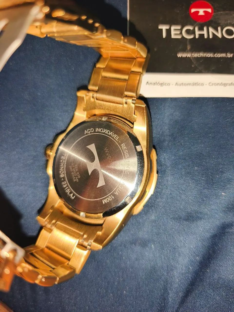 Relógio technos legacy dourado  - Foto 3
