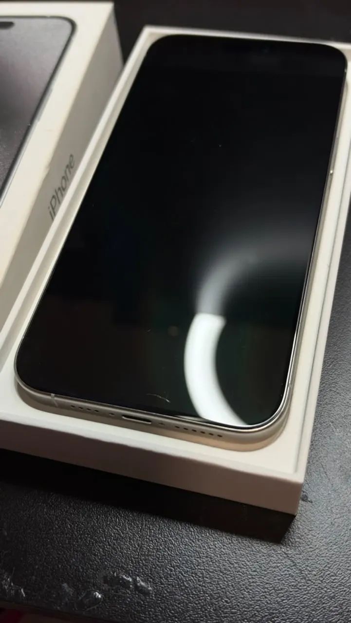 iPhone 15 Pro Max 512GB - Titânio Branco - Impecável  - Foto 4