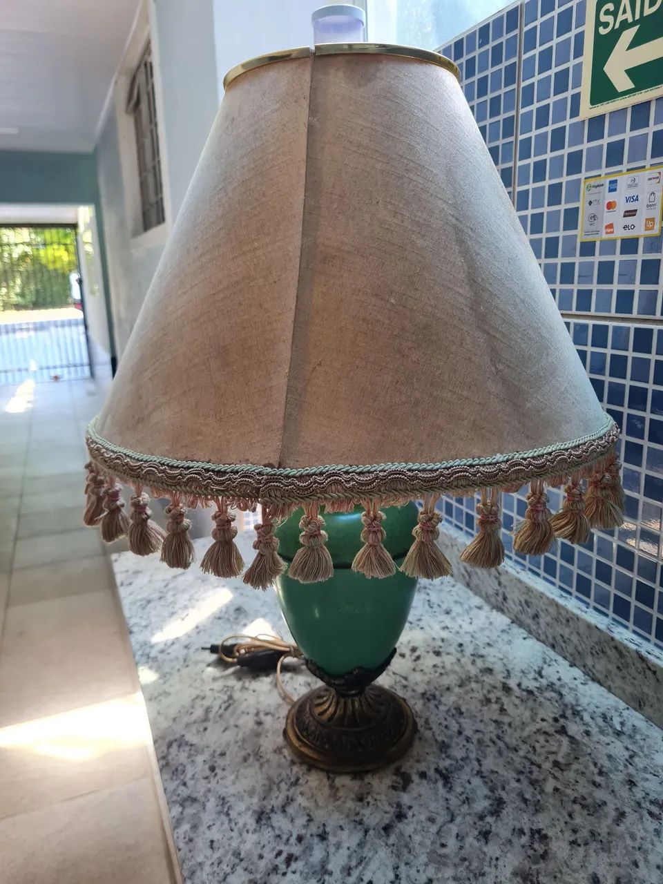 Abajur Antigo Lindo  - Foto 4