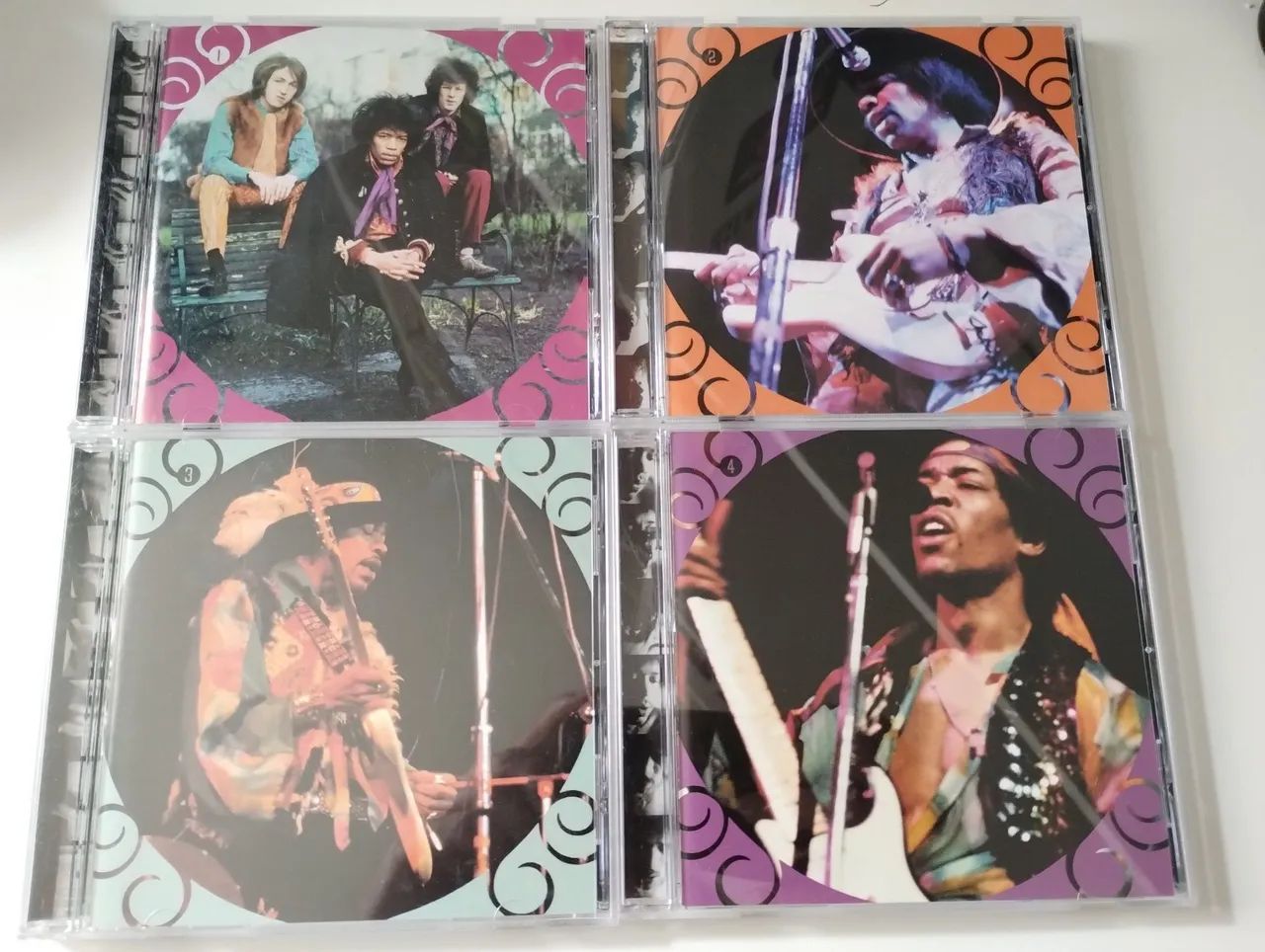 Box Set The Jimi Hendrix Experience 4 CDs RARO Blues Rock Guitar