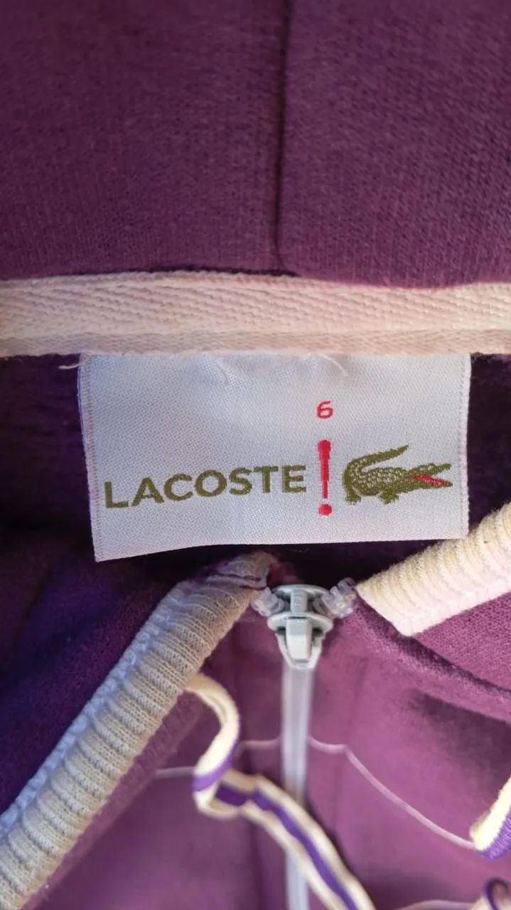 blusa lacoste big roxa - Foto 2