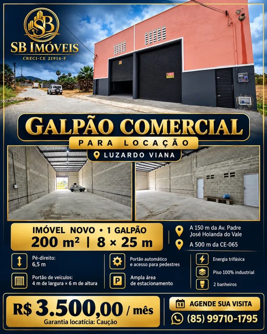 GALPÃO EM MARACANAÚ CE