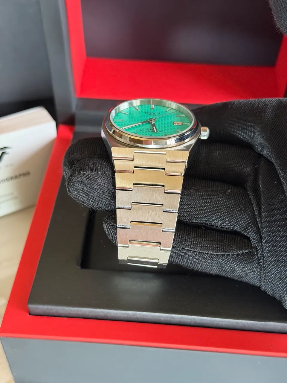 Relógio de pulso Tissot Prx 40mm automático usado  - Foto 4