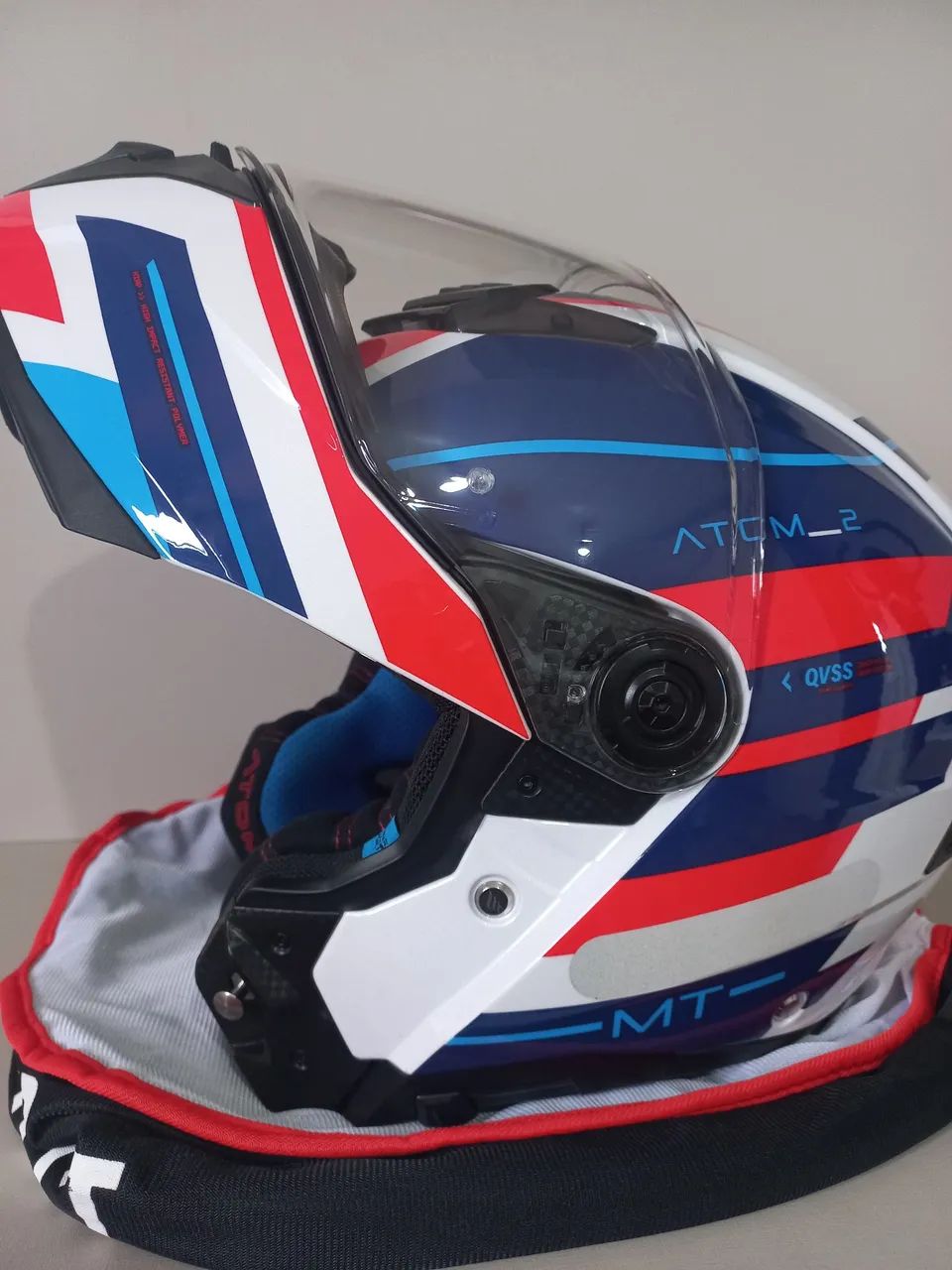 Capacete MT Helmets Atom 2 articulado - Foto 3
