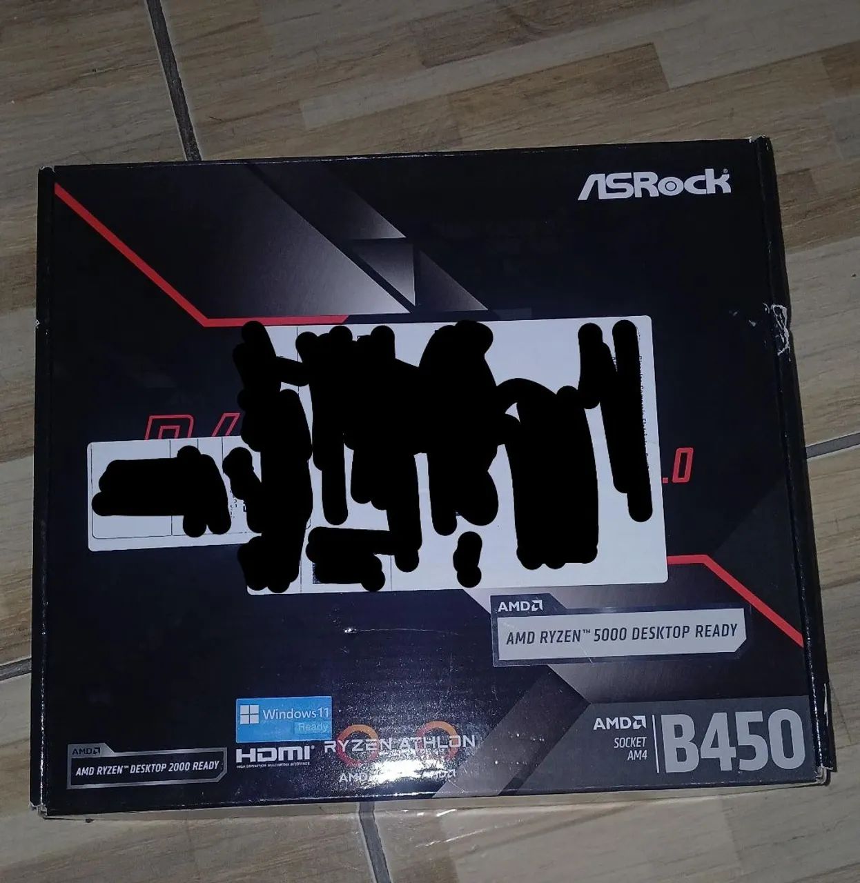 Placa-Mãe B450M AsRock HDV - 4 meses de uso - Excelente (C/ Caixa e acessórios) - Foto 3