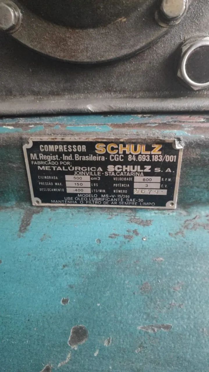 Compressor Schulz 200 litros  - Foto 3