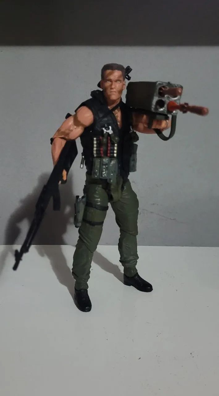 Boneco John Matrix Commando Neca action figure soldado - Hobbies e