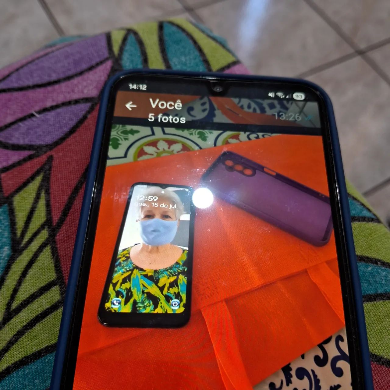 Celular Samsung A 14 5G preto  - Foto 3