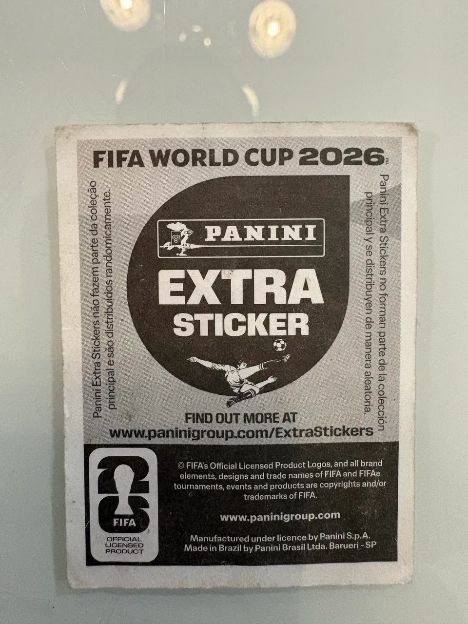 Figurinha LEGEND PRATA Copa 2026  - Foto 2