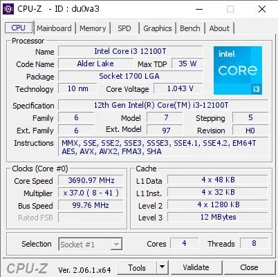 Processador i3 12100T 8 Nucleos - Foto 2
