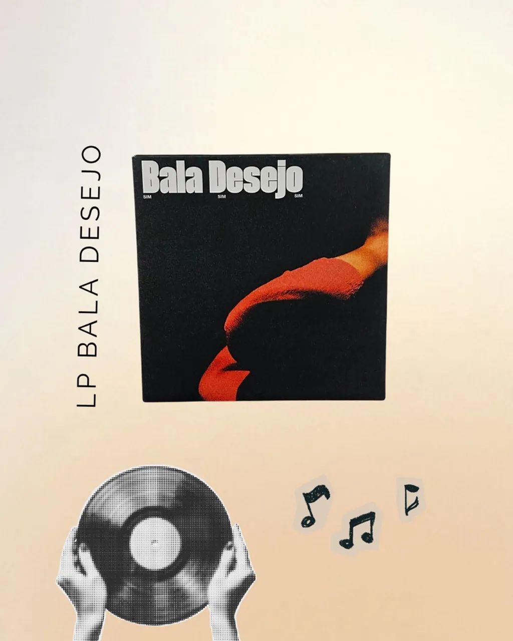 Vinil Bala Desejo - Sim Sim Sim  - Foto 2