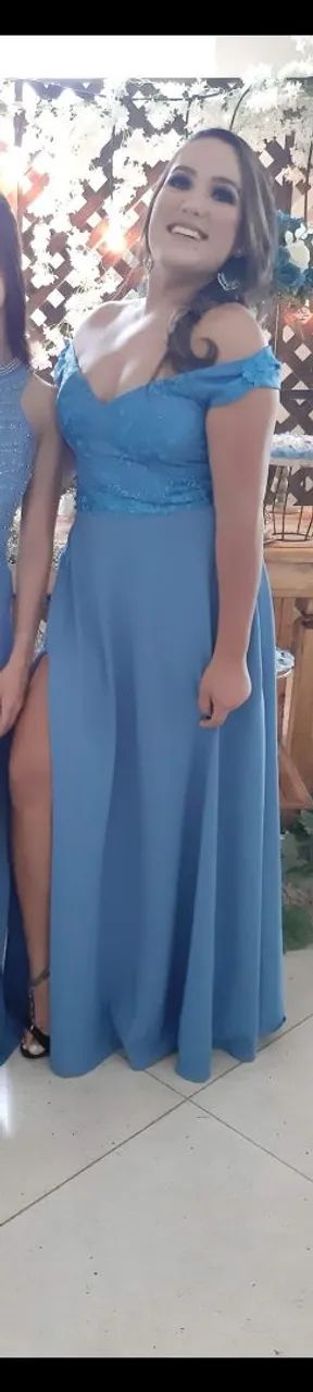 Vestido de festa azul - Foto 2