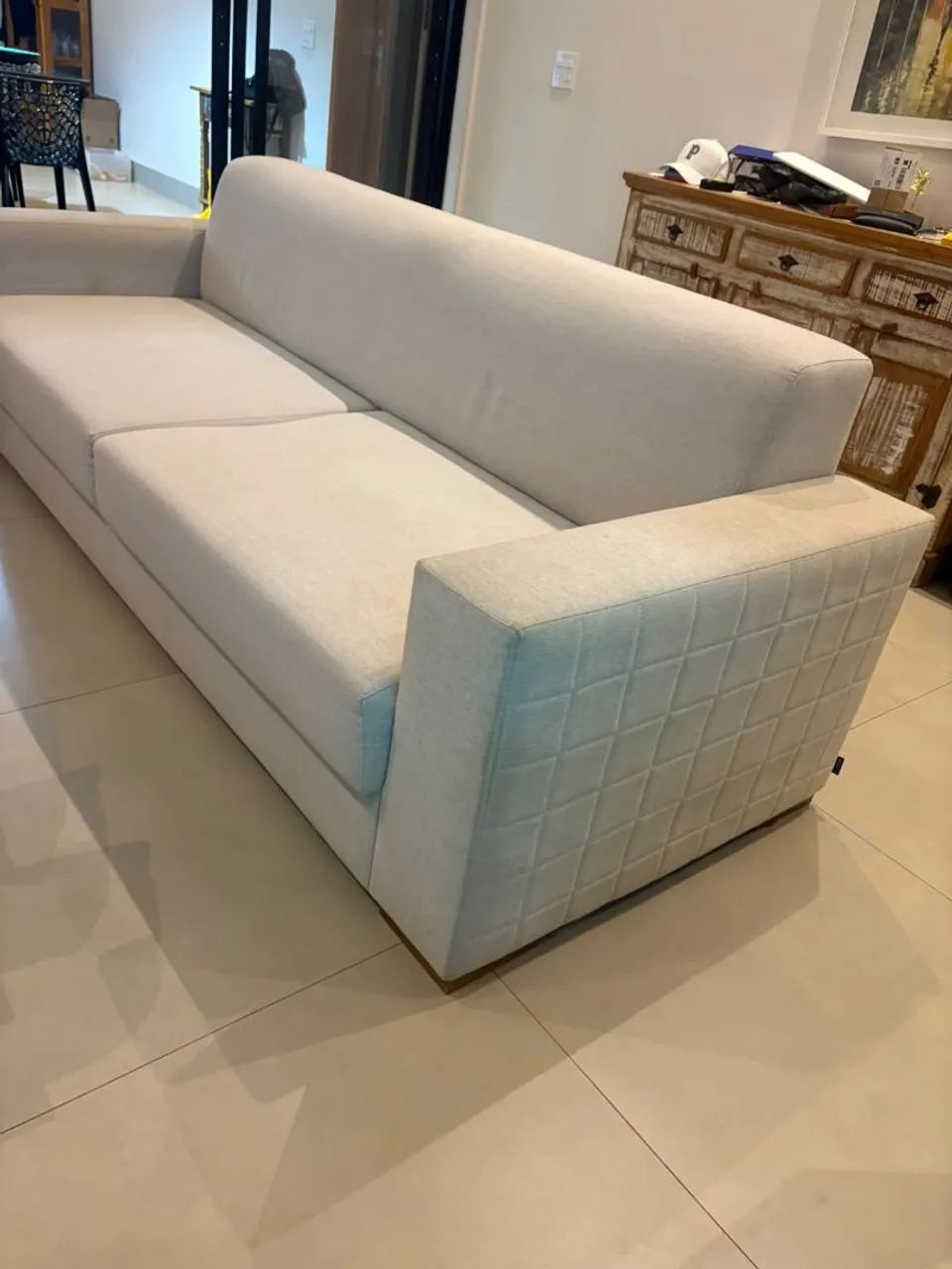 Sofa Duneli 2,40 em linho - Foto 3