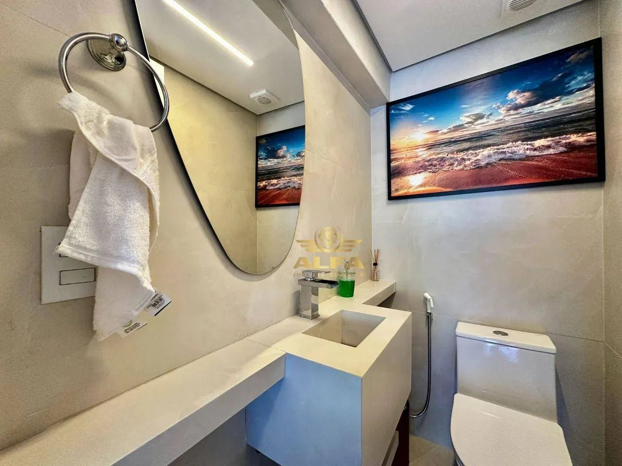 Apartamento à venda na praia das Pitangueiras | Alfa imóveis Guarujá. - Foto 10