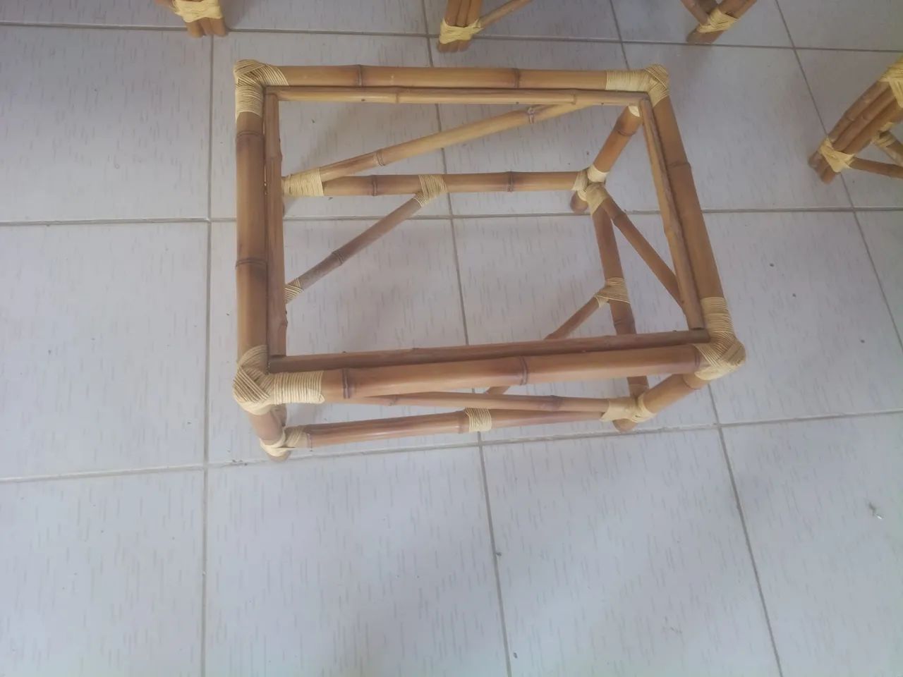 Cadeiras de bambu com centro - Foto 3