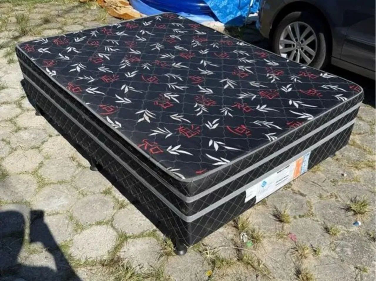 CAMA CASAL BOX CONJUGADA 20CM COM MOLAS FRETE GRÁTIS  - Foto 2