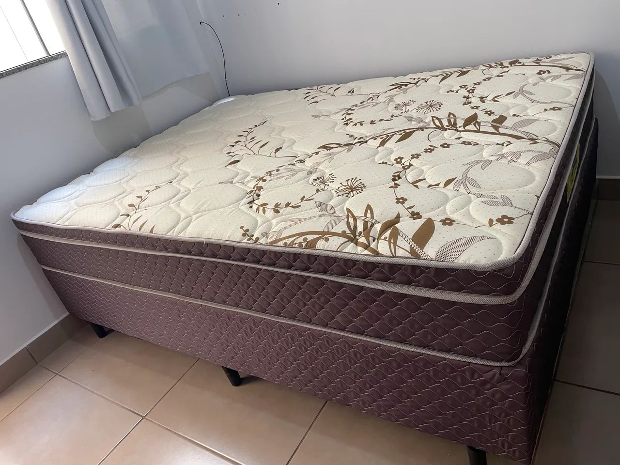     Cama Box Casal Gazin Molas Ensacadas - Nova - Foto 3