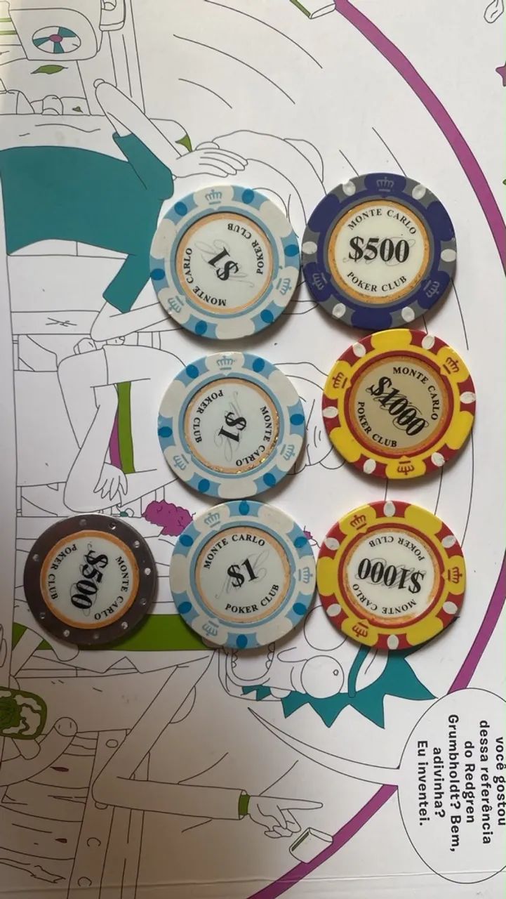 Ficha de poker  monte Carlos - Foto 3