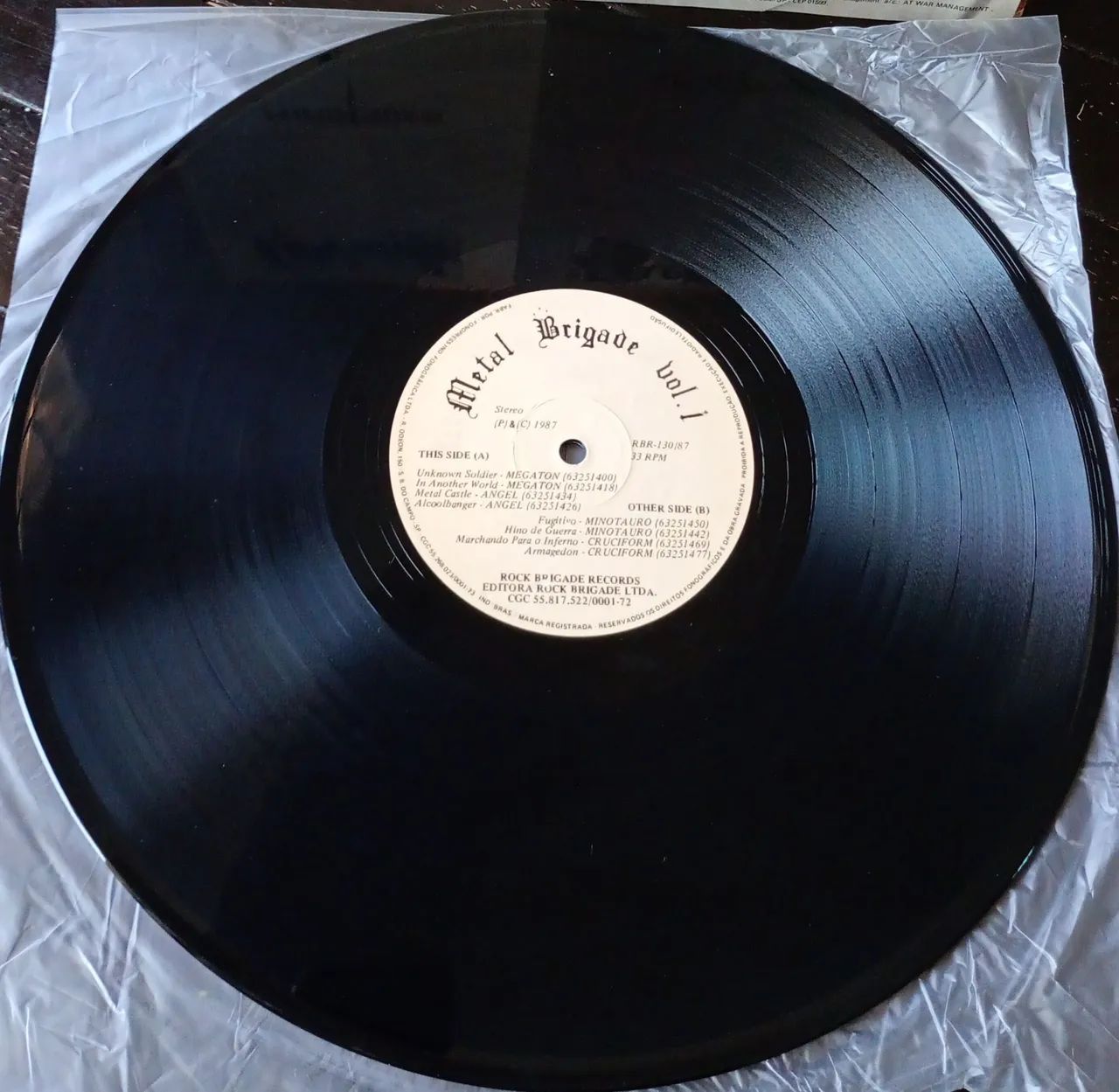 Lp METAL BRIGADE Vol. 1 1987 Com Encarte  - Foto 4