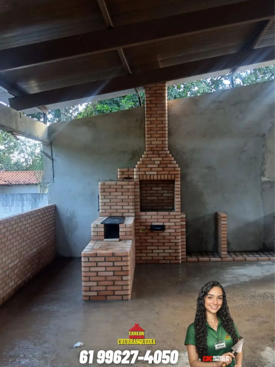 Churrasqueira tijolinho  - Foto 3