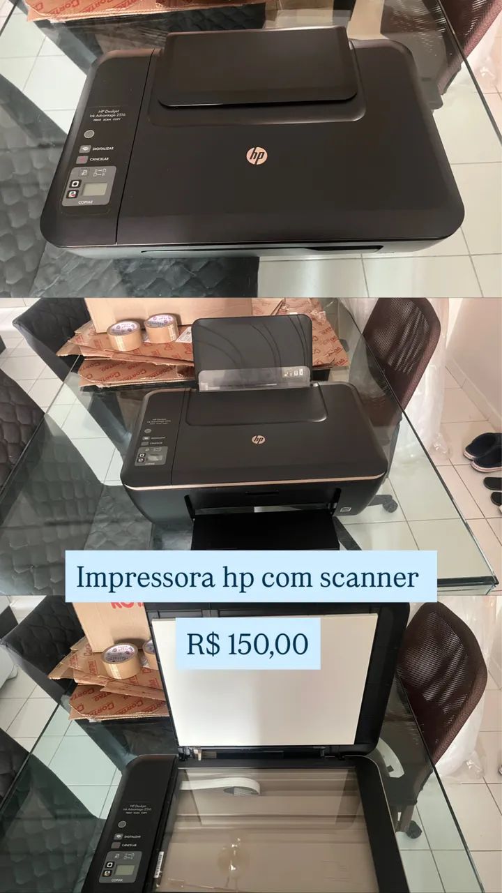 Impressora hp com scanner