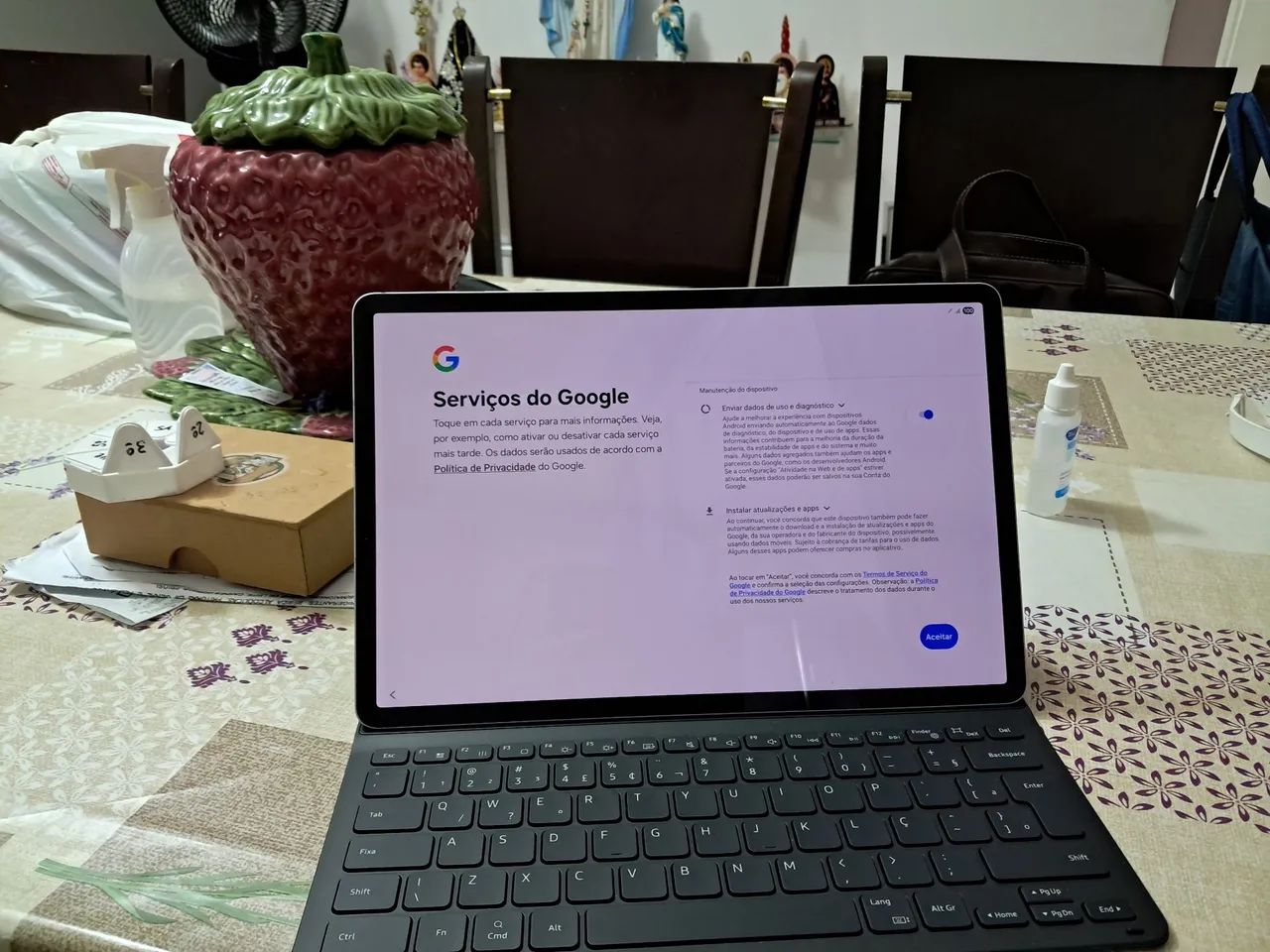 Tablet Sansung Galaxy tab S8 + 5G SM-X806B - Foto 3