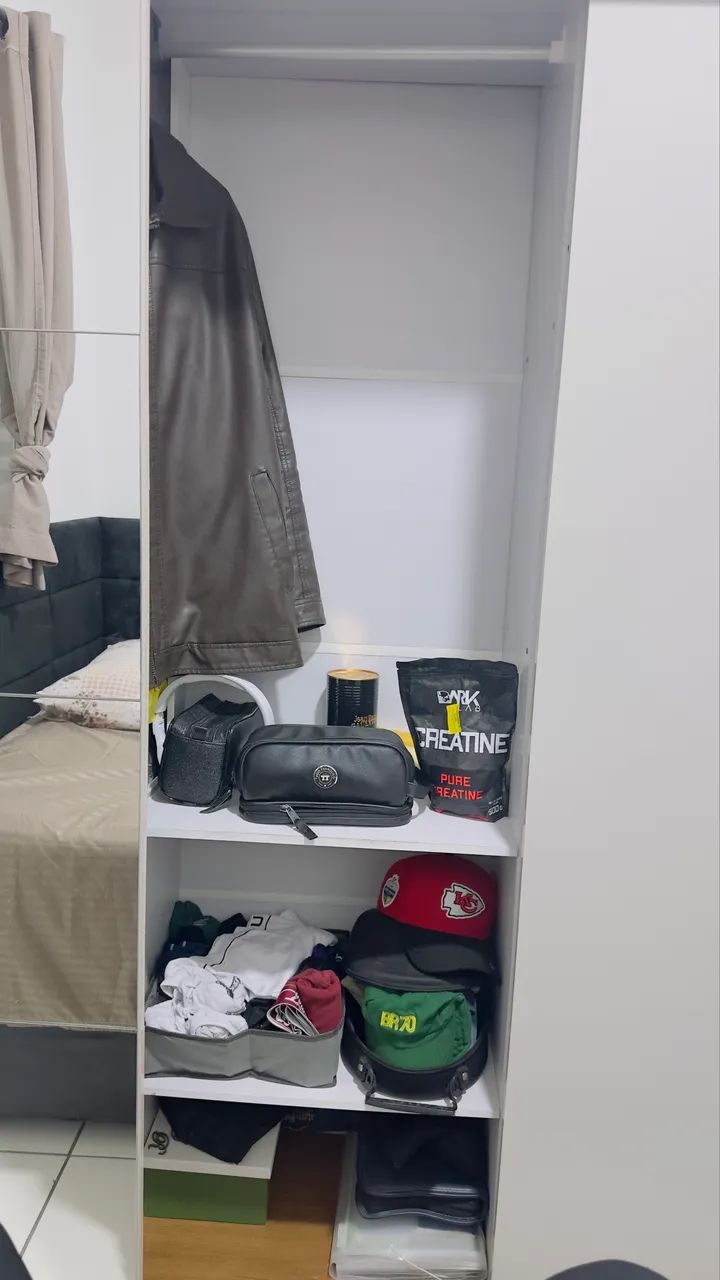 Guarda Roupa de casal com espelho  - Foto 4