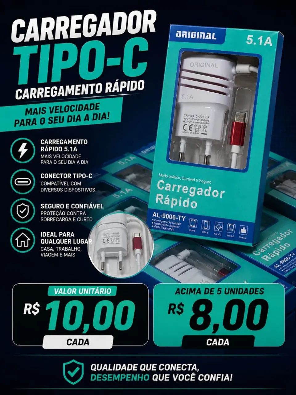 Carregador completo tipo .C