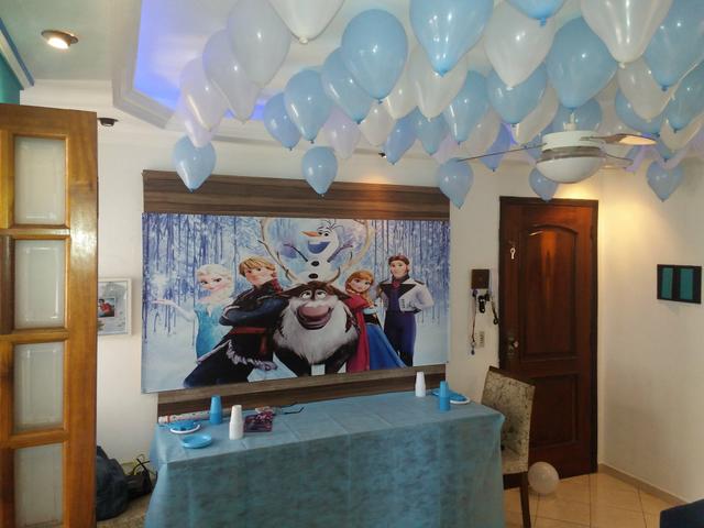 Lona Decorativa Festa Aniversário Frozen