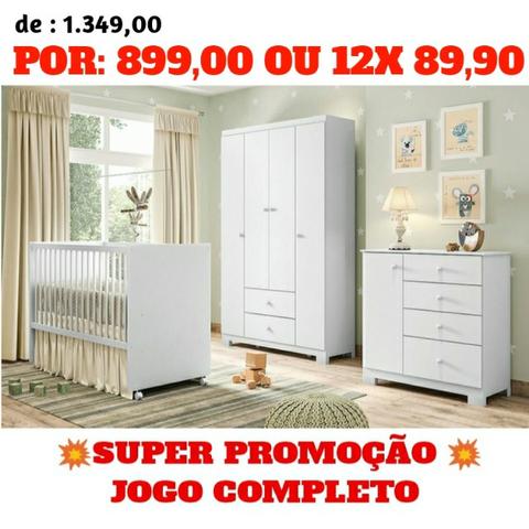 Promoção Maringa - Conjugado de Quarto Infantil Recem Nascido - Direto da Fabrica